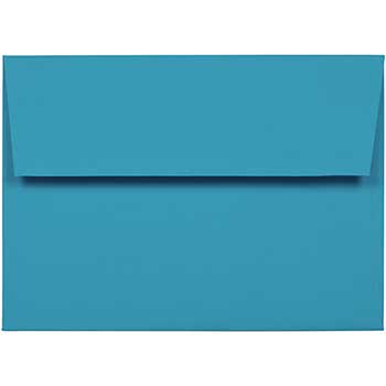 JAM Paper A7 Invitation Envelopes, 5 1/4&quot; x 7 1/4&quot;, Blue Recycled, 50/PK