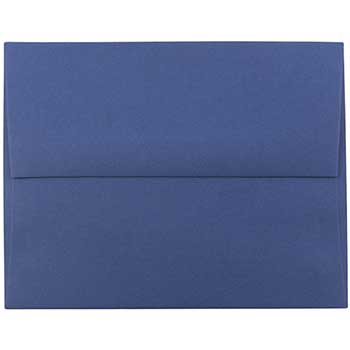 JAM Paper A10 Premium Invitation Envelopes, 6&quot; x 9&quot;1/2&quot;, Presidential Blue, 25/PK