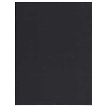 JAM Paper Cardstock, 80 lb, 8.5&quot; x 11&quot;, Black Linen, 250 Sheets/Ream