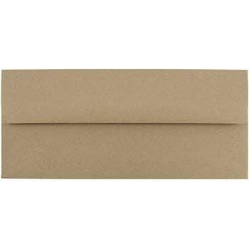 JAM Paper Business Premium Envelopes, #10, 4 1/8&quot; x 9 1/2&quot;, Brown Kraft Paper Bag, 50/BX