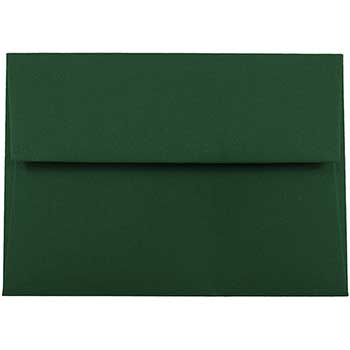 JAM Paper 4Bar A1 Premium Invitation Envelopes, 3 5/8&quot; x 5 1/8&quot;, Dark Green, 250/BX