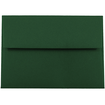JAM Paper 4Bar A1 Premium Invitation Envelopes, 3 5/8&quot; x 5 1/8&quot;, Dark Green, 50/PK