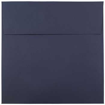 JAM Paper Premium Square Invitation Envelopes, 6&quot; x 6&quot;, Navy Blue, 25/PK
