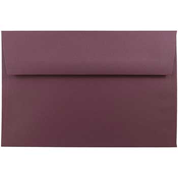 JAM Paper A9 Premium Invitation Envelopes, 5 3/4&quot; x 8 3/4&quot;, Burgundy, 50/BX