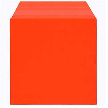 JAM Paper Cello Sleeves with Self Adhesive Closure, 6 1/16&quot; x 6 3/16&quot;, Orange, 100/PK