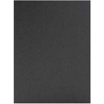 JAM Paper Blank Foldover Cards, A2, 4.25&quot; x 5.5&quot;, Stardream Metallic Anthracite Black, 50 Cards/Pack