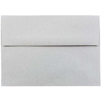 JAM Paper A7 Passport Invitation Envelopes, 5 1/4&quot; x 7 1/4&quot;, Granite, 250/CT