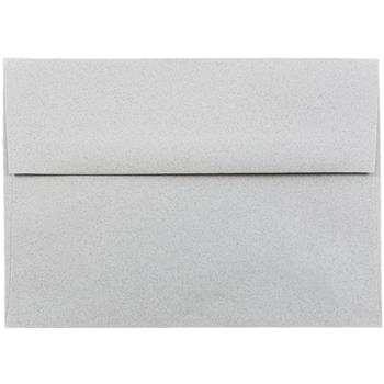 JAM Paper A7 Passport Invitation Envelopes, 5 1/4&quot; x 7 1/4&quot;, Granite, 50/BX