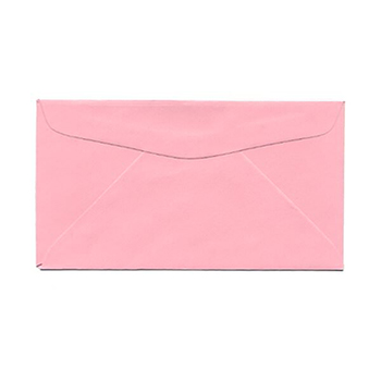 JAM Paper #6 3/4 Premium Commercial Envelopes, 3 5/8&quot; x 6 1/2&quot;, Pink, 25/PK
