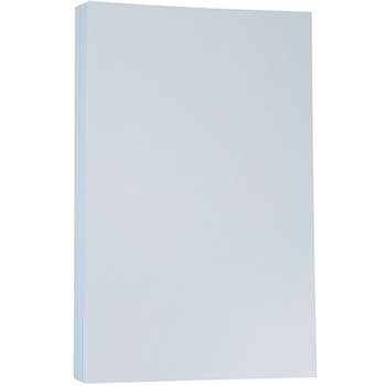 JAM Paper Cardstock, 80 lb, 8.5&quot; x 14&quot;, Baby Blue, 250 Sheets/Ream