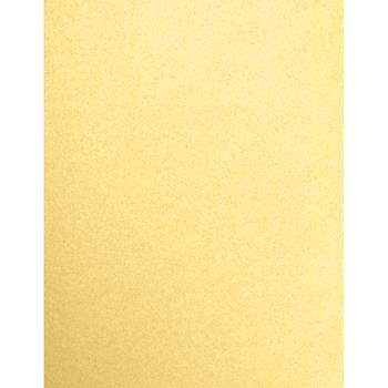 JAM Paper Cardstock, 8.5&quot; x 11&quot;, Gold Metallic, 50 Sheets/Pack