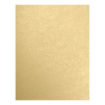JAM Paper Stardream Metallic Paper, 8-1/2 in x 11 in, Light Gold Metallic, 250/Carton