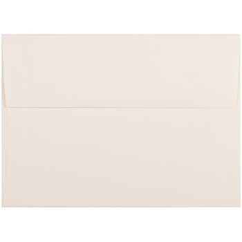 JAM Paper A7 Strathmore Invitation Envelopes, 5 1/4&quot; x 7 1/4&quot;, Natural White Linen, 25/PK
