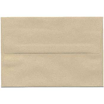 JAM Paper A8 Passport Invitation Envelopes, 5 1/2&quot; x 8 1/8&quot;, Sandstone, 50/PK