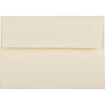 JAM Paper 4Bar A1 Strathmore Invitation Envelopes, 3 5/8&quot; x 5 1/8&quot;, Ivory Laid, 250/PK