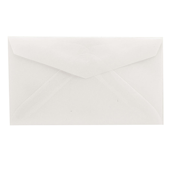 JAM Paper Translucent Vellum Envelopes, 2 1/2&quot; x 4 1/4&quot;, Clear, 100/PK