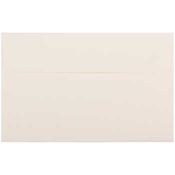JAM Paper A10 Strathmore Invitation Envelopes, 6&quot; x 9 1/2&quot;, Natural White Linen, 25/PK