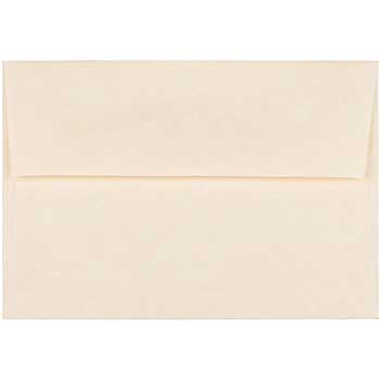 JAM Paper 4Bar A1 Parchment Invitation Envelopes, 3 5/8&quot; x 5 1/8&quot;, Natural, Recycled, 250/BX