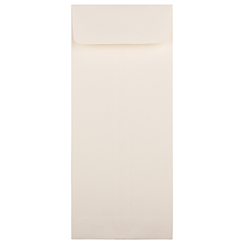 JAM Paper #11 Policy Business Strathmore Envelopes, 4 1/2&quot; x 10 3/8&quot;, Natural White Wove, 50/PK
