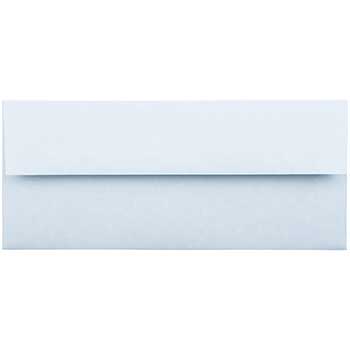 JAM Paper #10 Business Parchment Envelopes, 4 1/8&quot; x 9 1/2&quot;, Blue Recycled, 50/PK