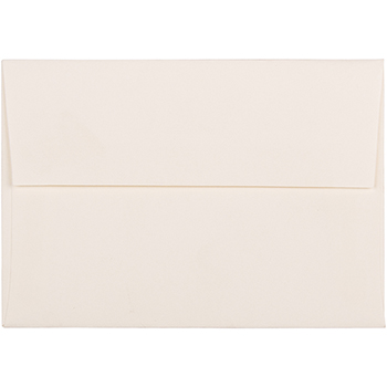 JAM Paper 4Bar A1 Strathmore Invitation Envelopes, 3 5/8&quot; x 5 1/8&quot;, Natural White Laid, 50/PK