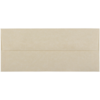 JAM Paper #10 Business Parchment Envelopes, 4 1/8&quot; x 9 1/2&quot;, Natural Recycled, 50/PK