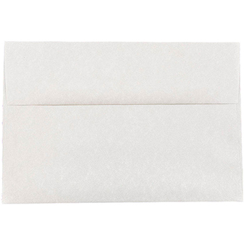 JAM Paper A8 Parchment Invitation Envelopes, 5 1/2&quot; x 8 1/8&quot;, Pewter Gray, Recycled, 50/PK
