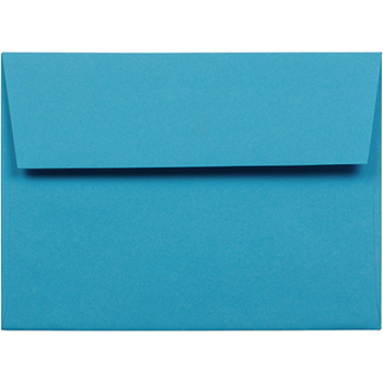 JAM Paper A6 Invitation Envelopes, 4 3/4&quot; x 6 1/2&quot;, Blue Recycled, 250/BX