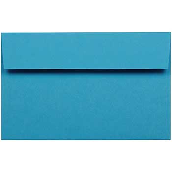 JAM Paper A10 Invitation Envelopes, 6&quot; x 9 1/2&quot;, Blue Recycled, 250/PK