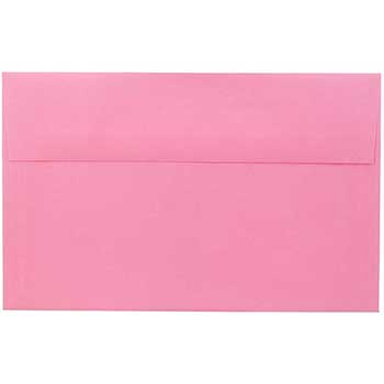JAM Paper A10 Colored Invitation Envelopes, 6&quot; x 9&quot;1/2&quot;, Pink, 250/CT