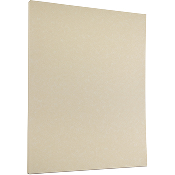 JAM Paper Parchment Paper, 24 lb, 8.5&quot; x 11&quot;, Natural Recycled, 50 Sheets/Pack