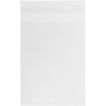 JAM Paper Self-Adhesive Cello Sleeve Envelopes, A2, 4 5/8&quot; x 5 7/8&quot;, Clear, 100/PK