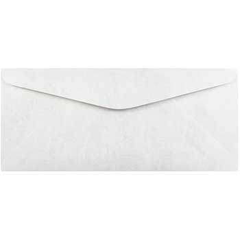 JAM Paper #11 Tyvek Tear-Proof Envelopes, 4 1/2&quot; x 10 3/8&quot;, White, 25/PK