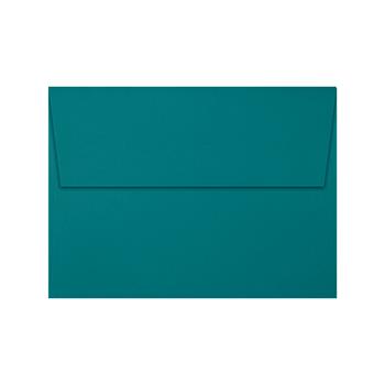 JAM Paper A7 Invitation Envelopes, 80 lb, 5-1/4 in x 7-1/4 in, Teal, 1000/Case