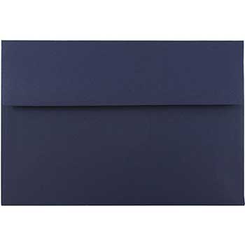 JAM Paper A8 Premium Invitation Envelopes, 5 1/2&quot; x 8 1/8&quot;, Navy Blue, 25/PK