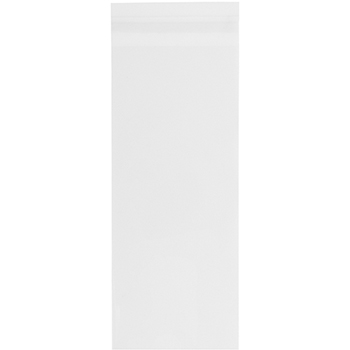 JAM Paper Self-Adhesive Cello Sleeve Envelopes, #10 Policy, 4 1/4&quot; x 9 3/4&quot;, Clear, 100/PK