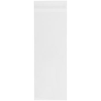 JAM Paper Self-Adhesive Cello Sleeve Envelopes, 4 1/4&quot; x 11 1/4&quot;, Clear, 100/PK