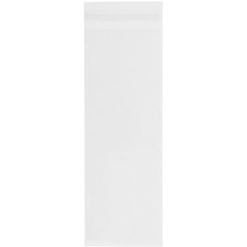 JAM Paper Self-Adhesive Cello Sleeve Envelopes, #12 Policy, 4 7/16&quot; x 12 1/4&quot;, Clear, 100/PK