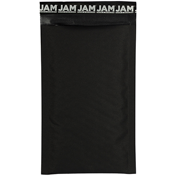 JAM Paper Bubble Lite Padded Mailers, Size #00, 5&quot; x 8 1/2&quot;, Black Kraft, 25/Pack