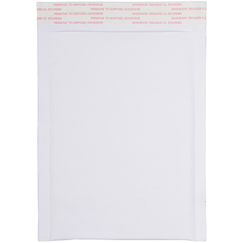 JAM Paper Bubble Lite Padded Mailers, Size #0, 6&quot; x 8 1/2&quot;, White Kraft, 25/Pack