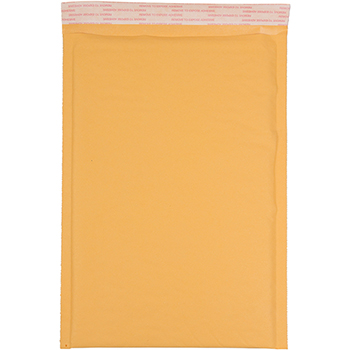 JAM Paper Bubble Lite Padded Mailers, Size 3, 8 1/2&quot; x 13&quot;, Brown Kraft, 25/Pack
