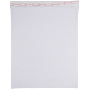 JAM Paper Bubble Lite Padded Mailers, Size 7, 14 1/4&quot; x 18 1/2&quot;, White Kraft, 25/Pack