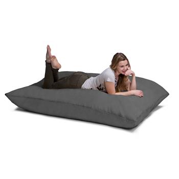 Jaxx Giant Bean Bag Pillow, 5-1/2 ft,Charcoal