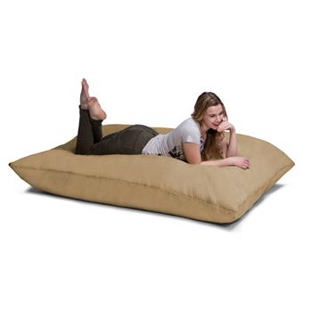 Jaxx Giant Bean Bag Pillow, 5-1/2 ft, Camel