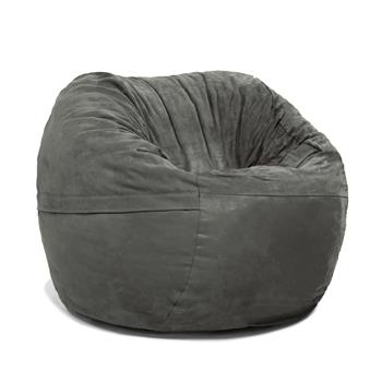 Jaxx Round Bean Bag Chair, 3 ft, Charcoal