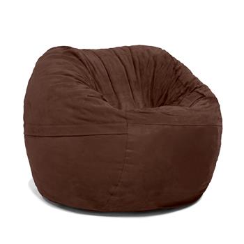 Jaxx Round Bean Bag Chair, 3 ft, Chocolate