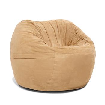 Jaxx Round Bean Bag Chair, 3 ft, Camel