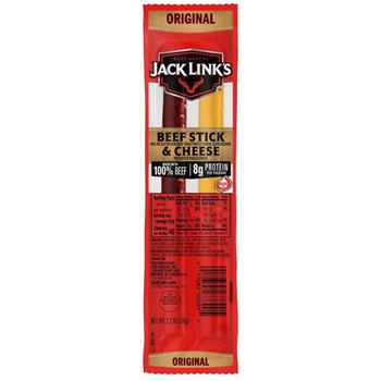 Jack Link’s All American Beef &amp; Cheese, 1.2 oz, 16/Box