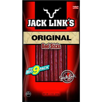 Jack Link’s Original Beef Sticks Multipack, 7.2 oz, 12/Case
