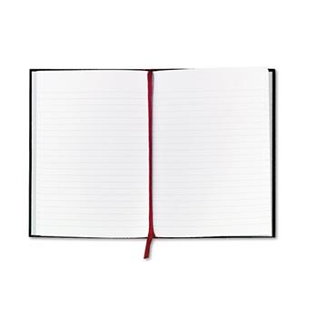 Black n&#39; Red Casebound Notebook, Legal Rule, 5 5/8 x 8 1/4, White, 96 Sheets